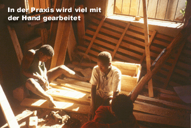 Handarbeit verlangt Geduld